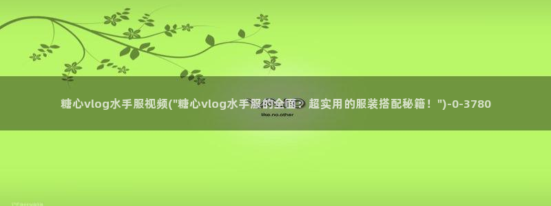18糖心vlog苹果版